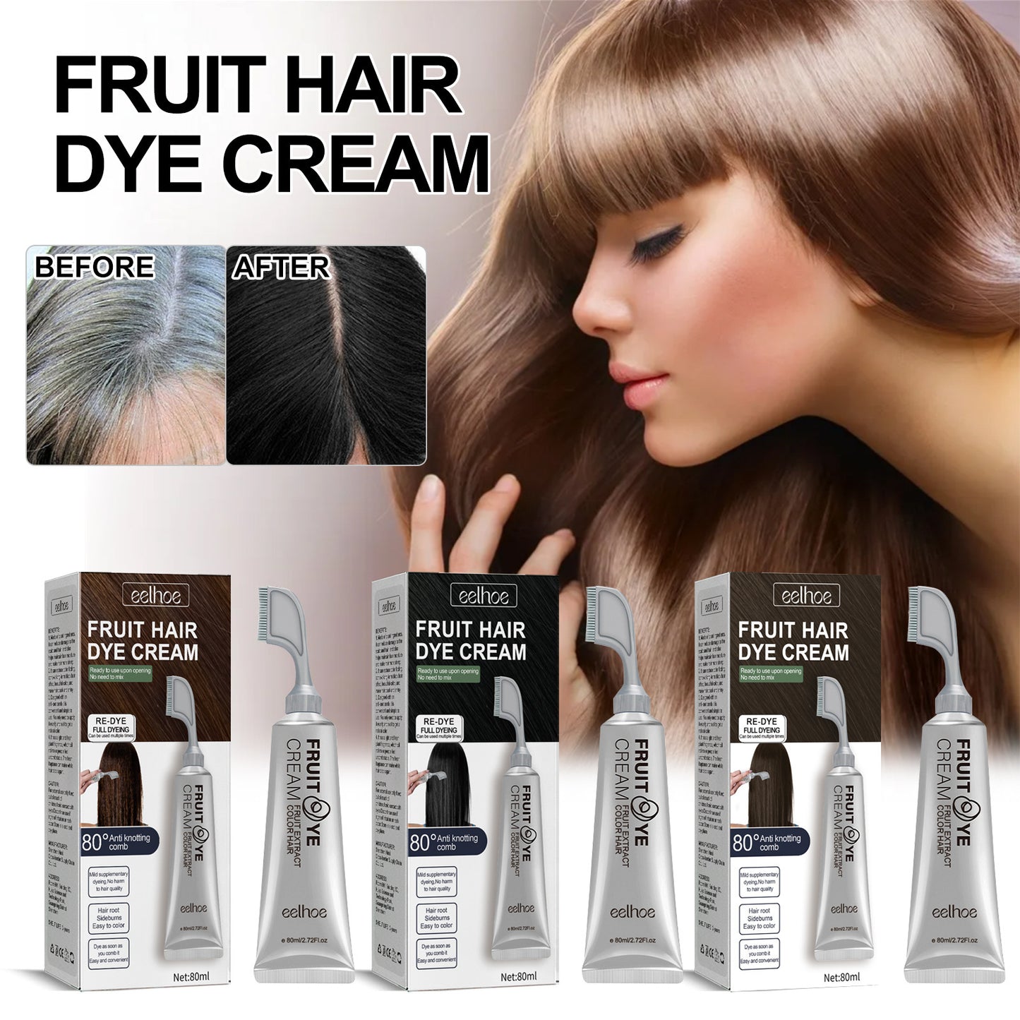 Hair Color-free Hair Cream