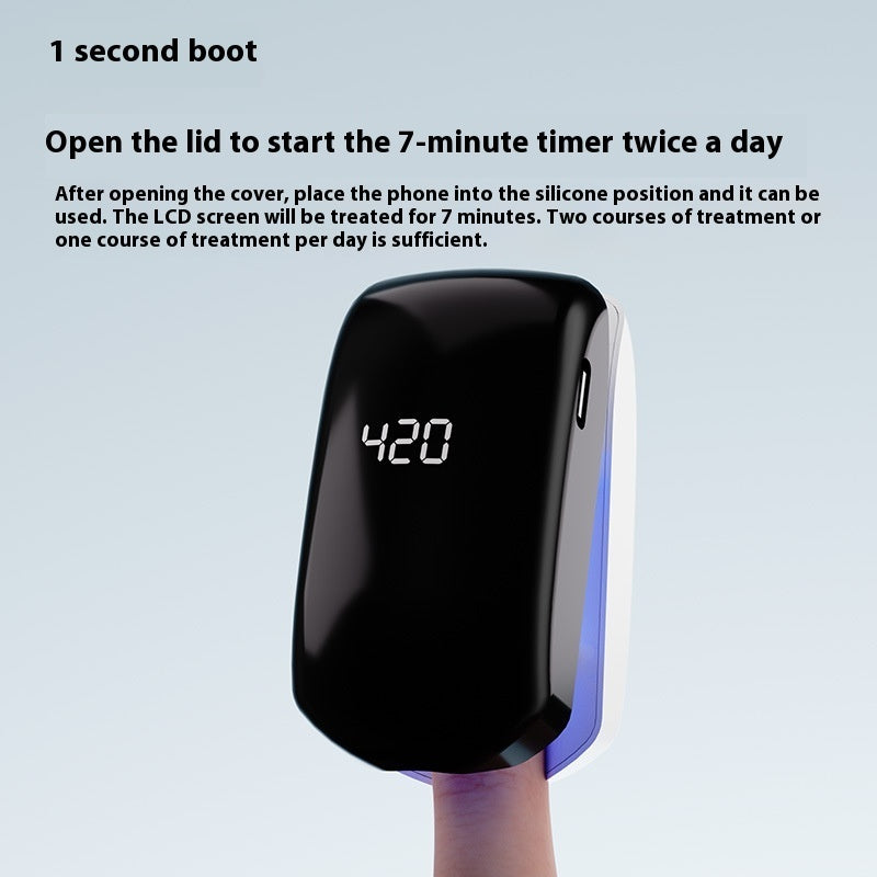 UV Onychomycosis Laser Light Fungus Cleaning Quick-drying UV Lamp Onychomycosis Auxiliary Care Equipment